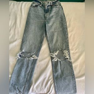 Abercrombie ultra high rise 90s straight jeans